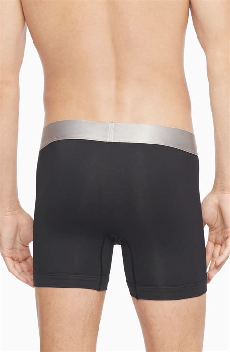 calvin klein men's steel micro boxer brief 3 pack|Calvin Klein deconstructed boxer briefs.